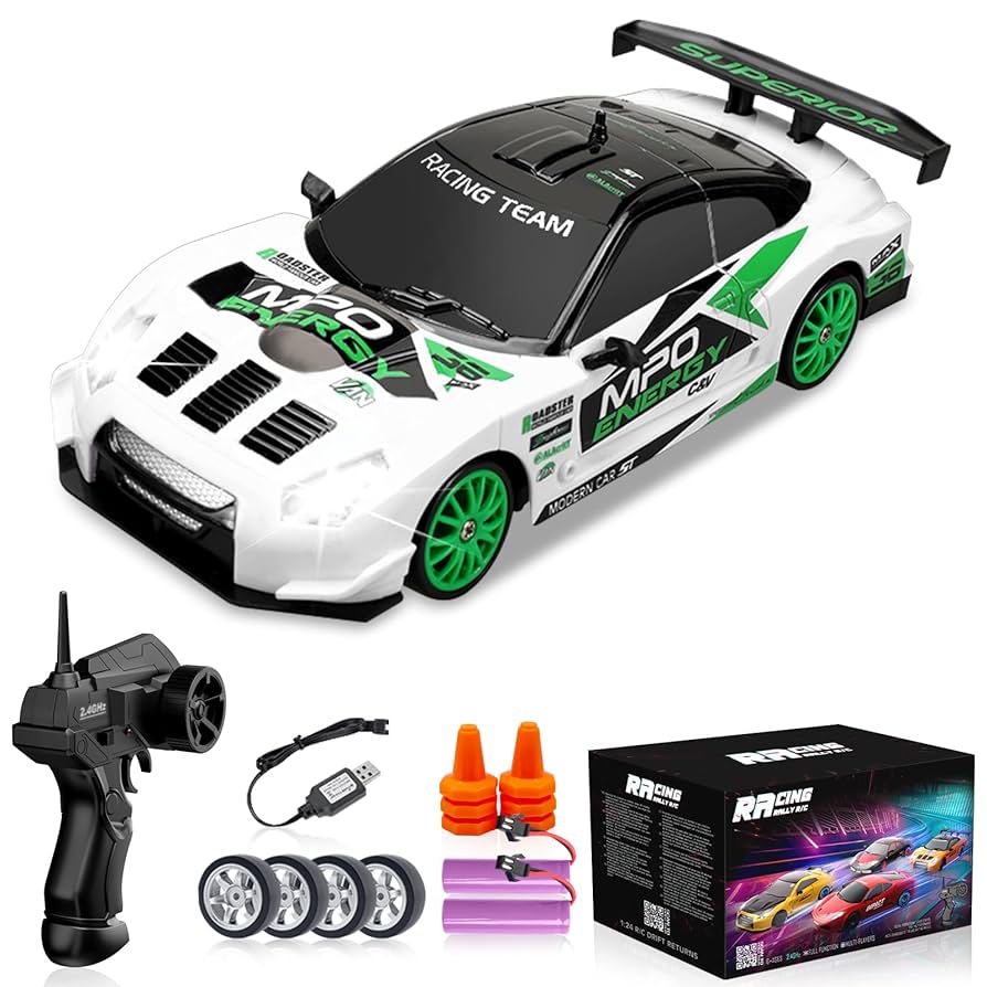 2台セット フルファンクションRCカー 1:32Full Function 京商 1/10 EP 4WD FAZER Mk.2 FZ02-Rレディセット スバル