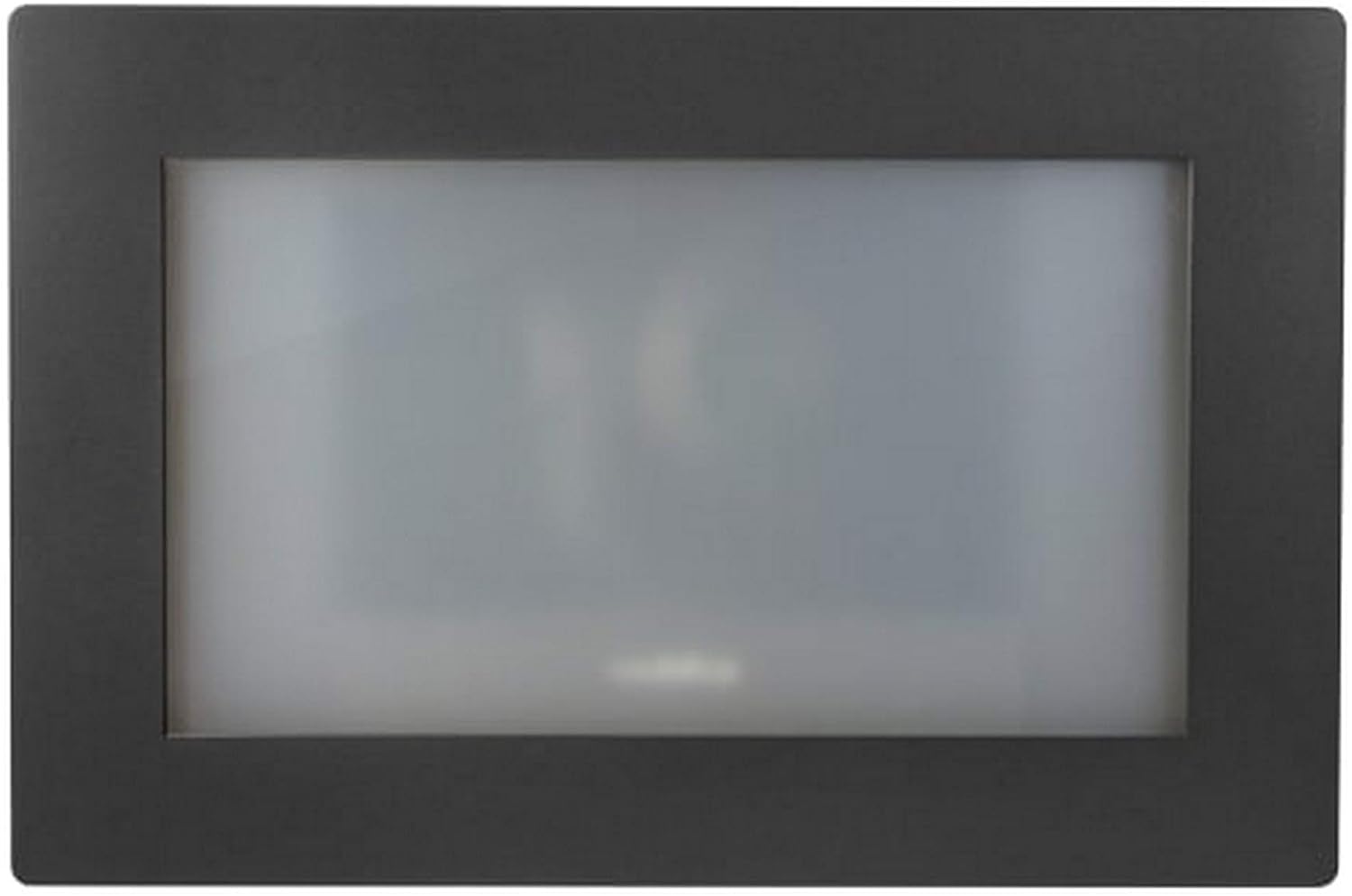 Front view of the RoboSHOT IW Smart Glass PTZ Camera with an opaque smart glass panel