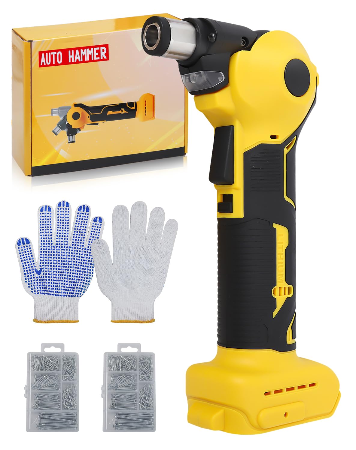 Cordless Palm Nailer with Magnetic Tip