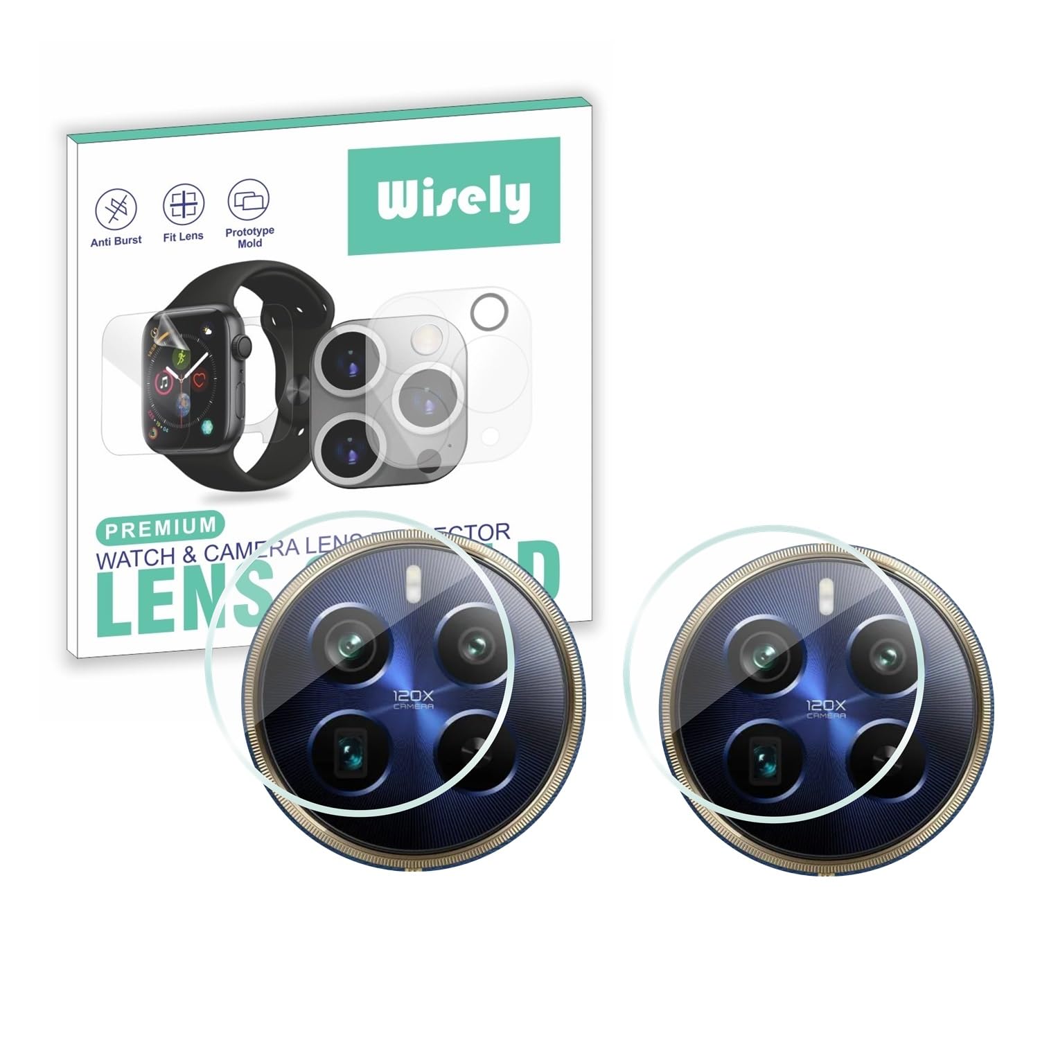 Wisely |Pack of 2pc| Realme 12 Pro/Realme 12 Pro Plus 5G Camera Glass Guard Camera Lens Screen Protector for Realme 12 Pro/Realme 12 Pro Plus + 5G (B0CVN4BK4B) Amazon Price History, Amazon Price Tracker