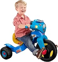 Fisher-Price PAW Patrol Lights & Sounds Toddler Tricycle - Stable Trike with Storage, Adjustable Seat for Kids 2-5 Years