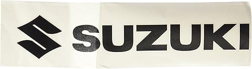 Factory Effex 12-94414 - Adhesivo troquelado negro de 1 pie (Suzuki)
