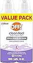 OFF! Clean Feel Insect Repellent Aerosol with 20% Picaridin - Long-Lasting DEET-Free Protection from Mosquitoes, Fragrance-Free Pest Control For Ticks & Flies, Camping, Bug Spray - 5 oz (Pack of 2)