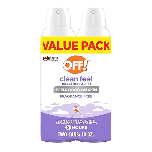 OFF! Clean Feel Insect Repellent Aerosol with 20% Picaridin -