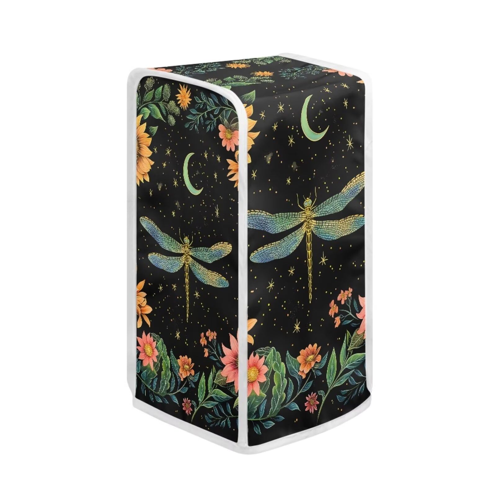 Hudotybom Can Opener Cover Dragonfly Can Opener Dust and Stain Protection Small Applicance Cover for Kitchen Fits Most Electric Automatic Can Openers