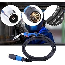 MIG Gas Shielded Welding Torch, Welding Euro Torch Welding Gas Welding Gun Propane Torch Kit, Torch Head, Turbo Torch Tip MB25AK Euro Standard Fitting Connector 3.8M