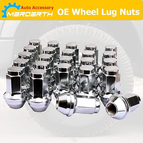 Miniatura 2 de Tuercas de llanta de 0.551 x 0.059 in comptibles con navegador de expedición F150 2015-2021, juego de 24, tuercas hexagonales de 1316 de 2.12