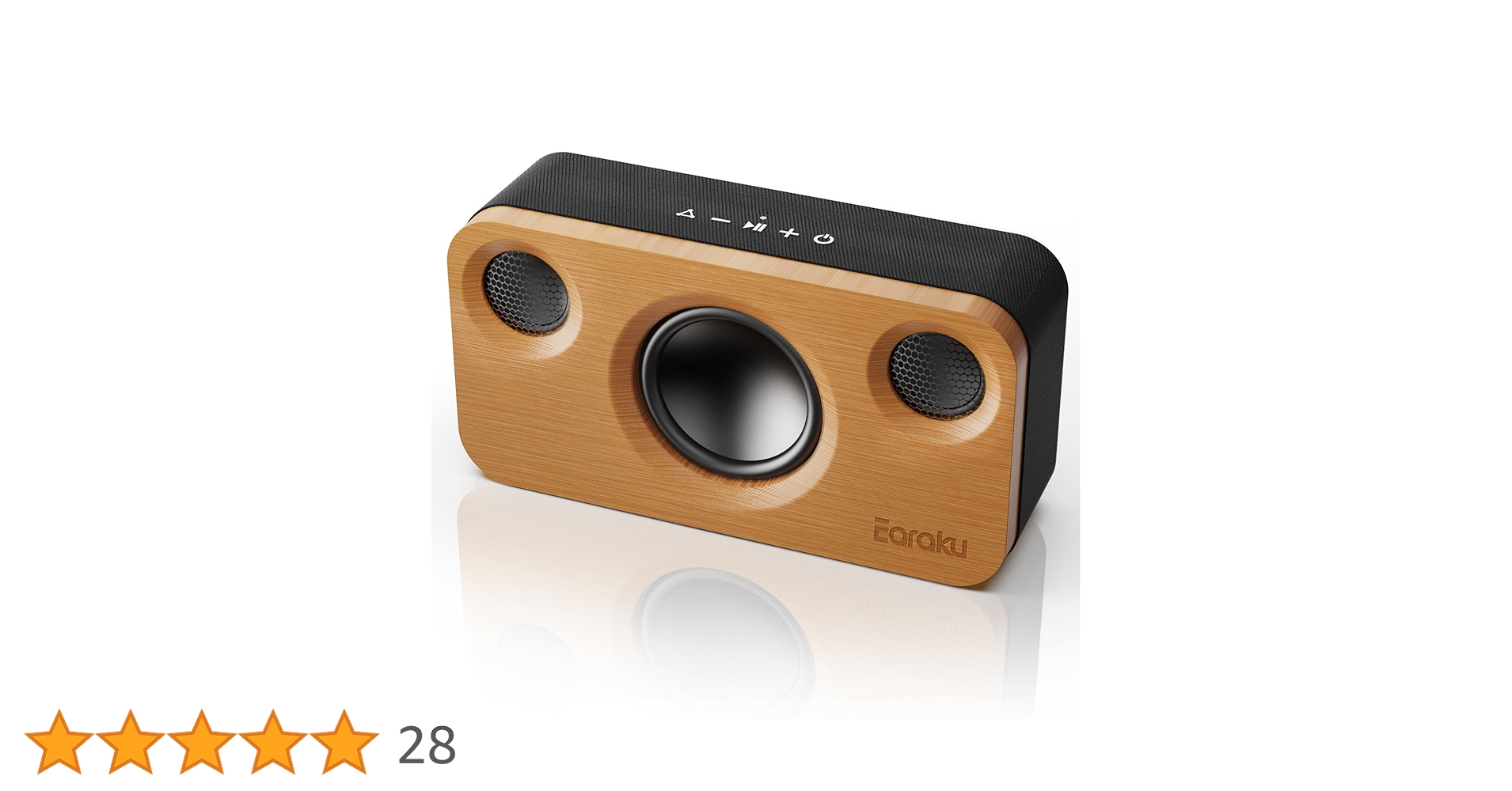 天然竹製　30w強力出力　EARAKUワイヤレスBluetooth スピーカー 楽天市場】＼応援特価+P5倍！／ 天然の竹調 30W強力出力