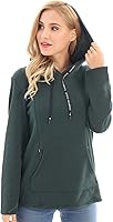 Vista 35 de Bearsland - Sudadera de lactancia y maternidad para mujer, con bolsillos y capucha Gris