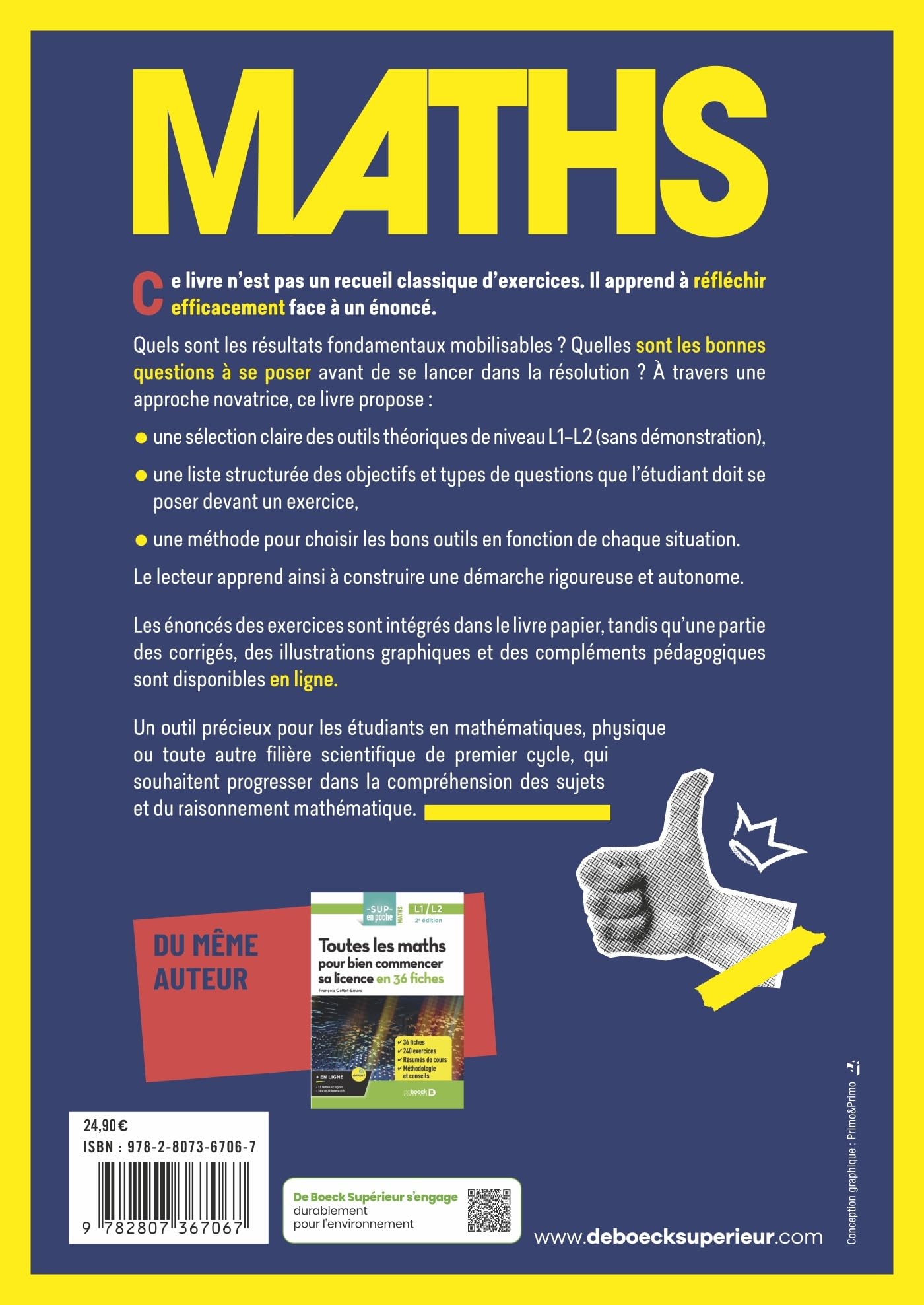 Maths - Les clés pour résoudre 400 exercices de maths incontournables