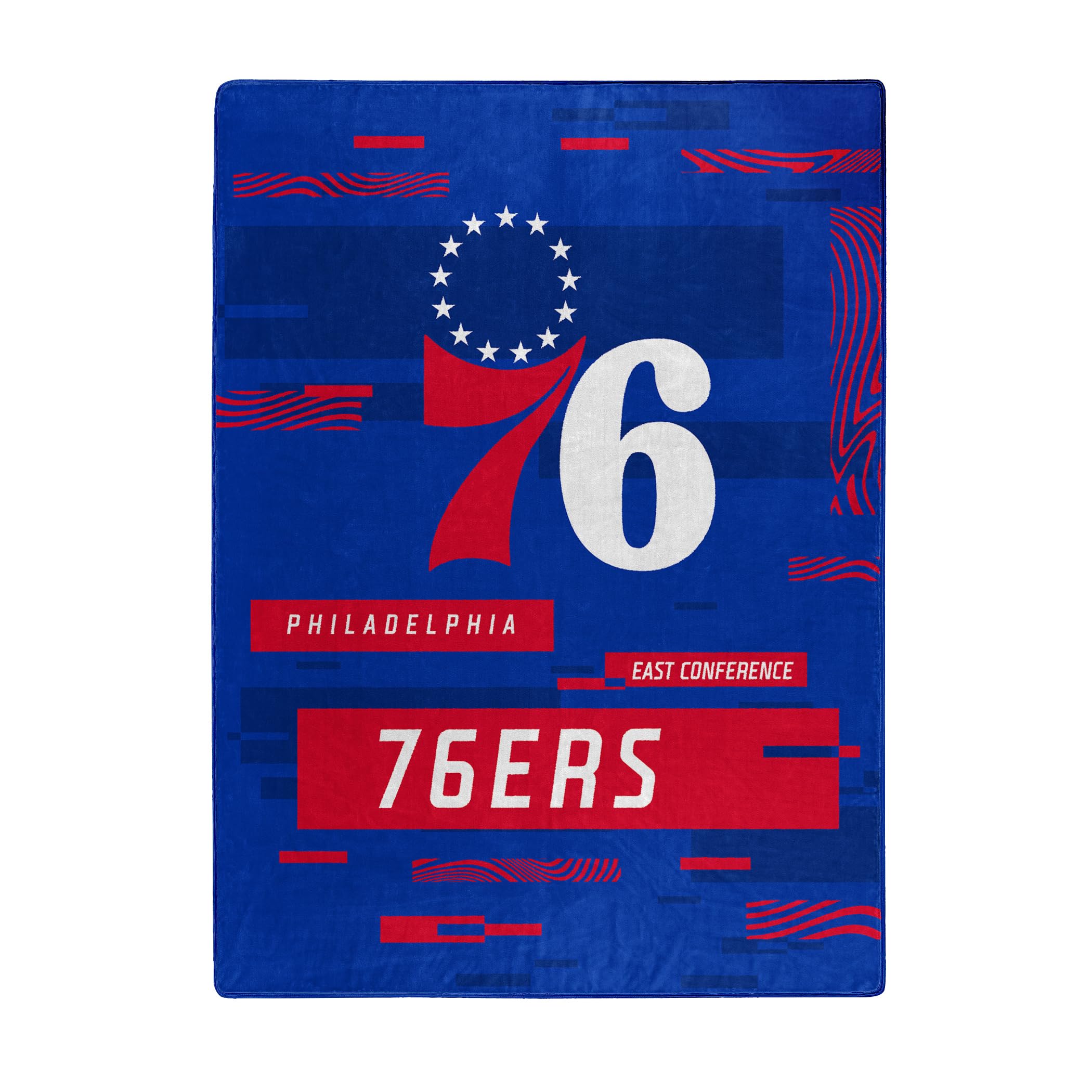 Couverture NBA Philadelphia 76ers Raschel, cadeau idéal fan basket