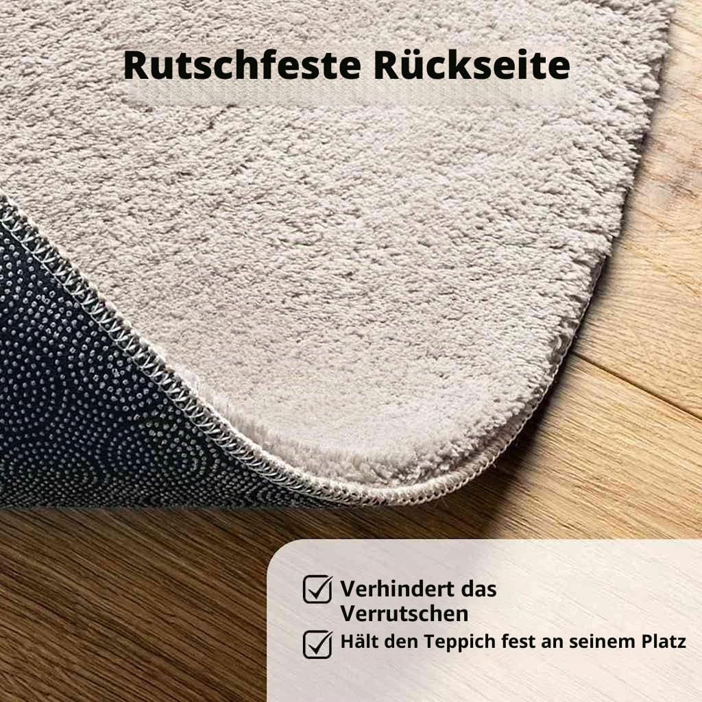 vidaXL Teppich HUARTE Sand 160 x 230 cm Polyester