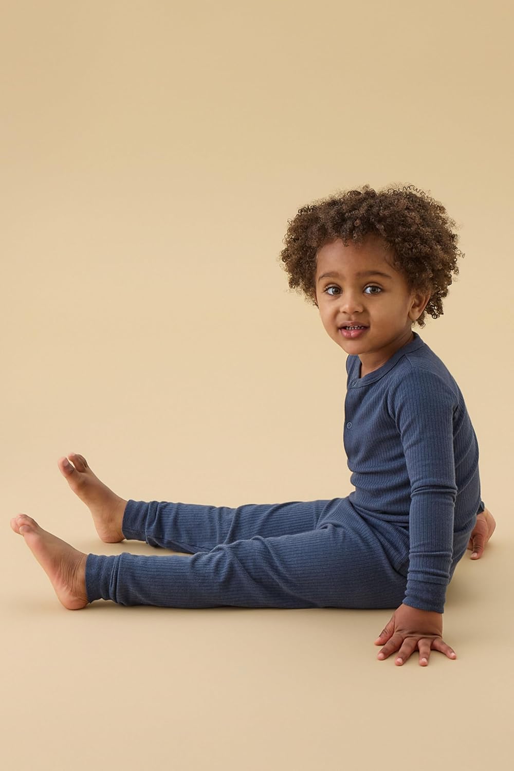 MORI Baby Unisex Pajama Set for Boys and Girls - Viscose from Bamboo - Front Popper Top and Elastic Waist Bottoms" - Image 6