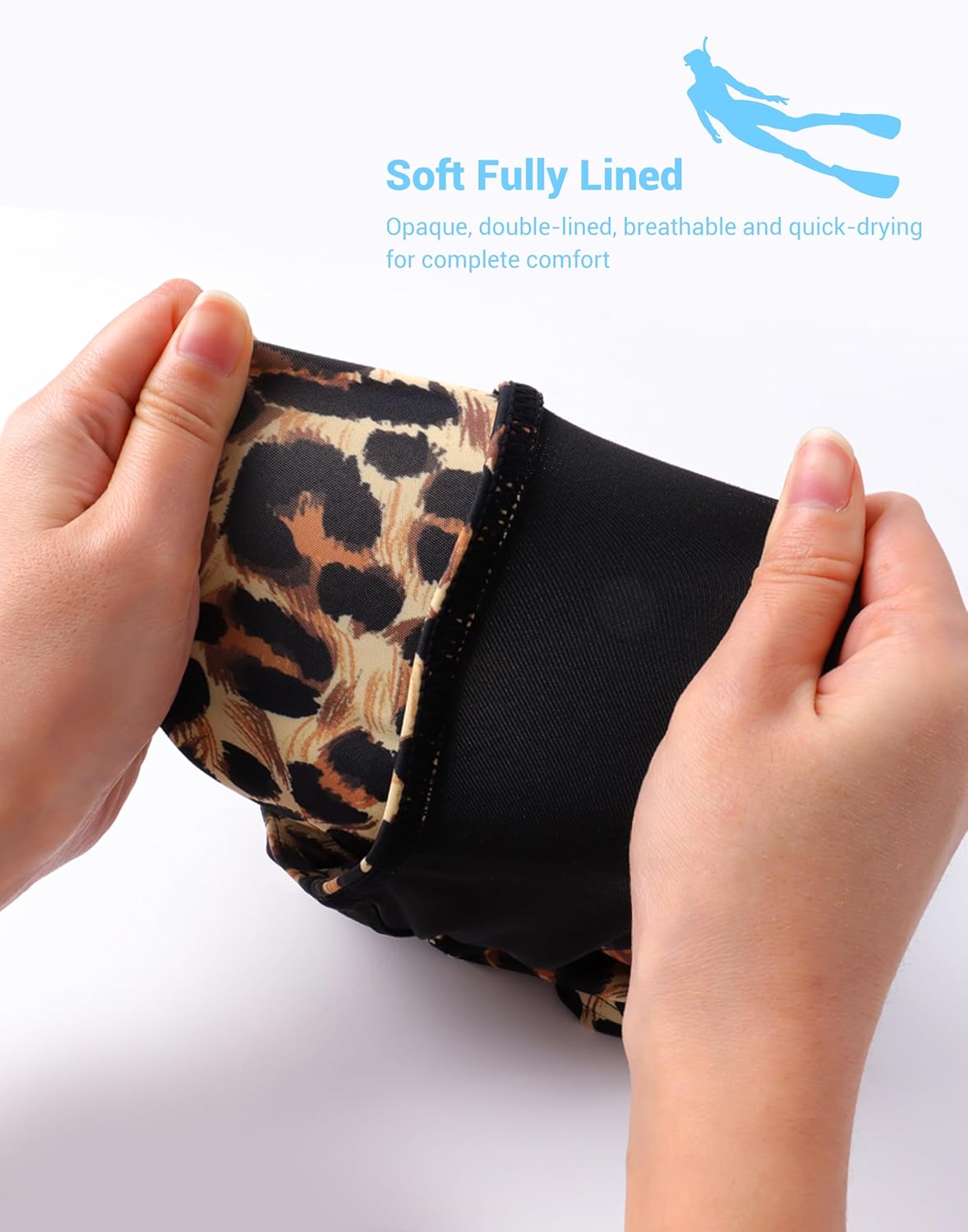 G Gradual Women's High Waisted Bikini Bottoms Tummy Control Swim Bottom Full Coverage Bathing Suit Swimsuit Bottoms for Women - Image 5