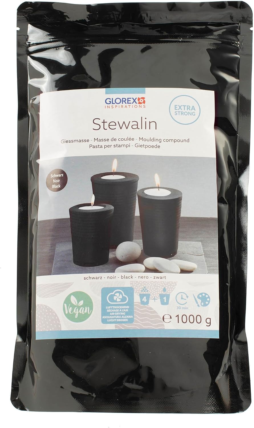GLOREX Stewalin 6 2608 460 Moulding Compound 1 kg Black