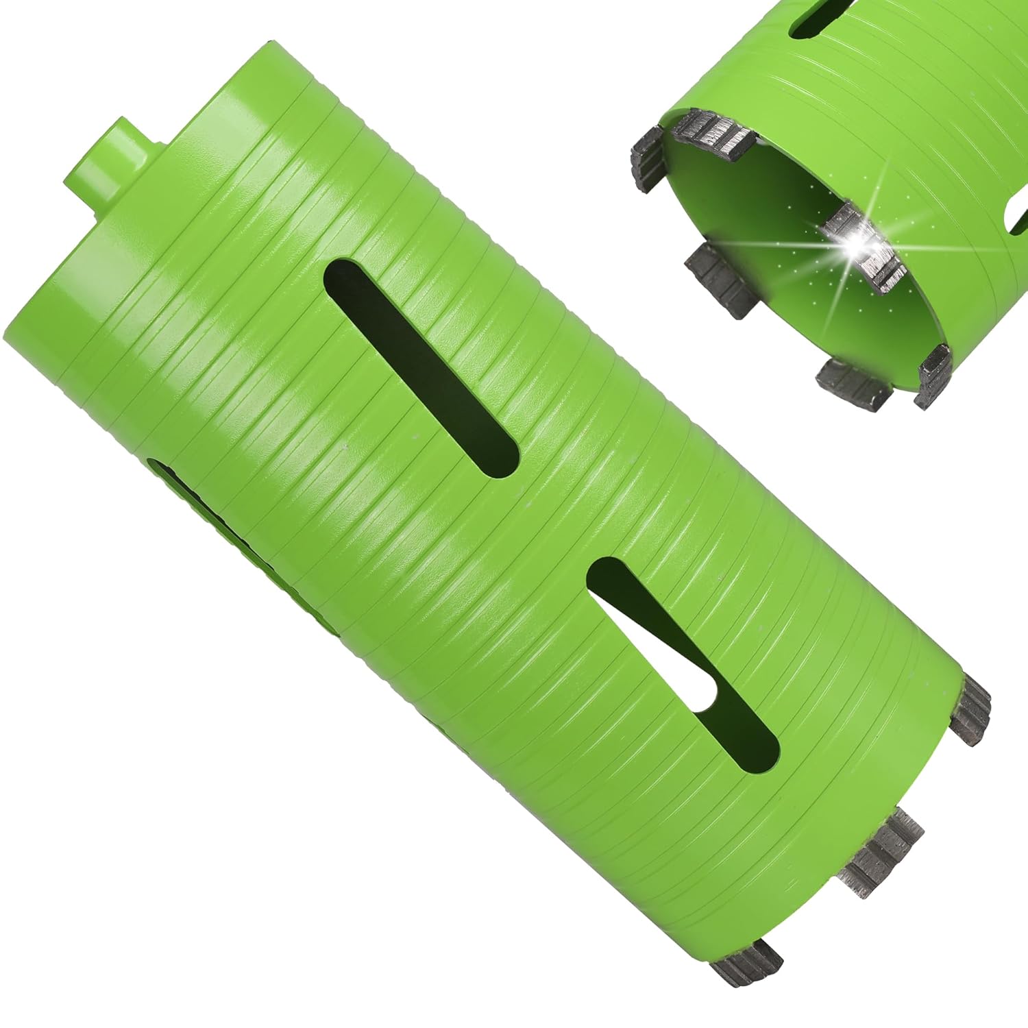 4 1/2 Inch Dry Core Drill Bit, 5/8"-11 Threaded Core Bits for Concrete, 10" Drilling Depth Laser Welded Diamond Core Drill Bit for Reinforced Concrete Brick Masonry