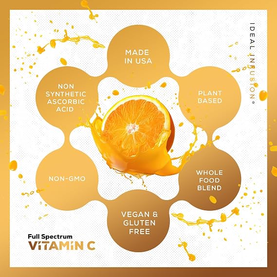 Whole Food Vitamin C Supplement 675mg Plant Based Vitamin C Complex from Organic Oranges, Acerola Cherry & Natural Fruit Cofactors Immune & Antioxidant Support Vegan 120 capsules