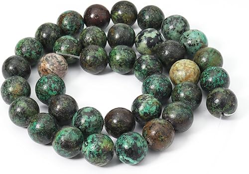 Miniatura 163 de 60 cuentas de piedras preciosas naturales de lapislázuli de 0.236 pulgadas (0.236 in) con cristal curativo energético, cuentas redondas sueltas