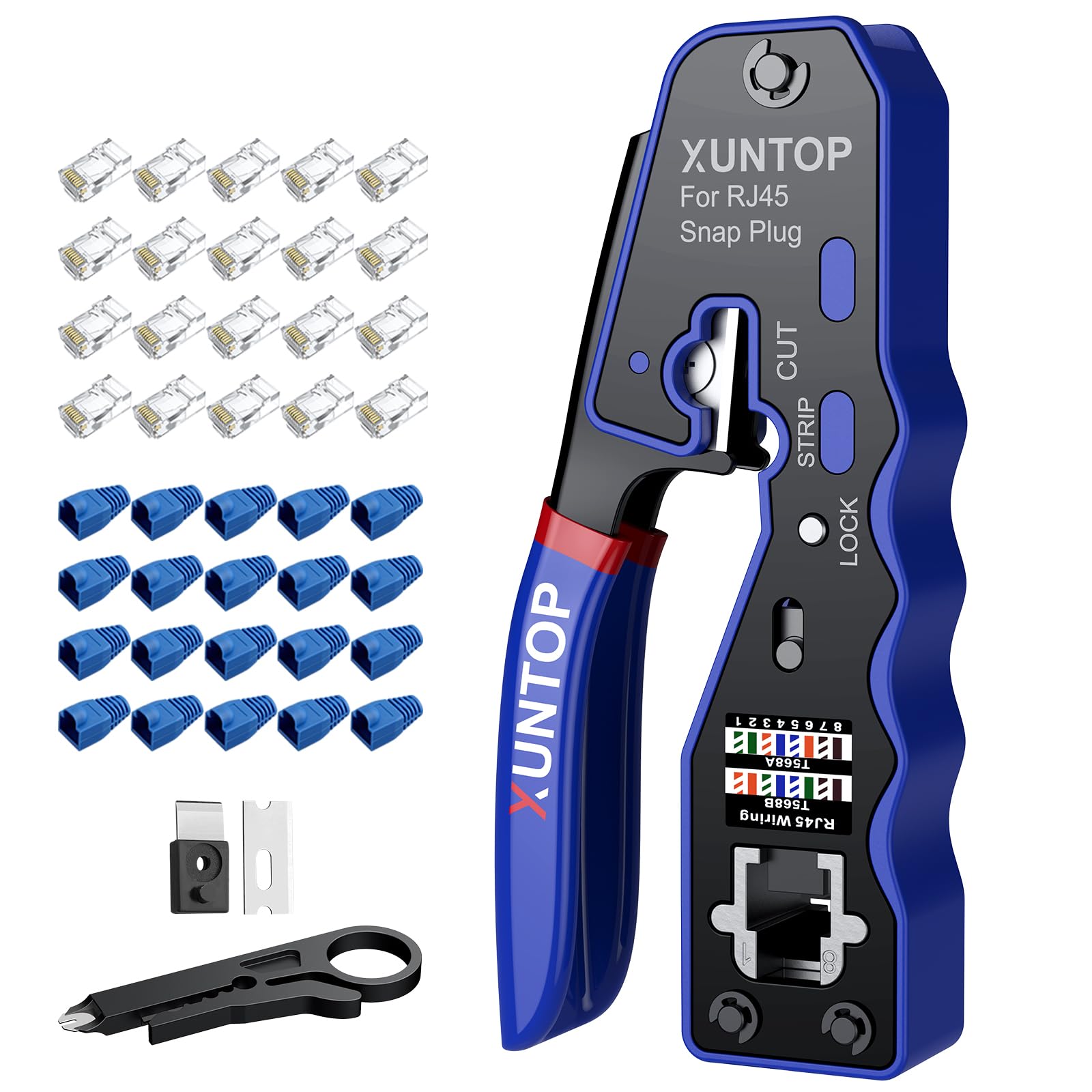 XUNTOP RJ45 Crimp Tool Kit