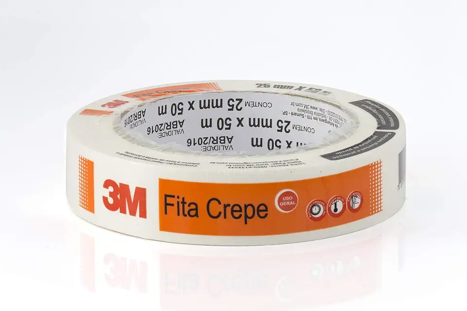 3M, Fita Crepe, 25mm X 50m, 1 unidade