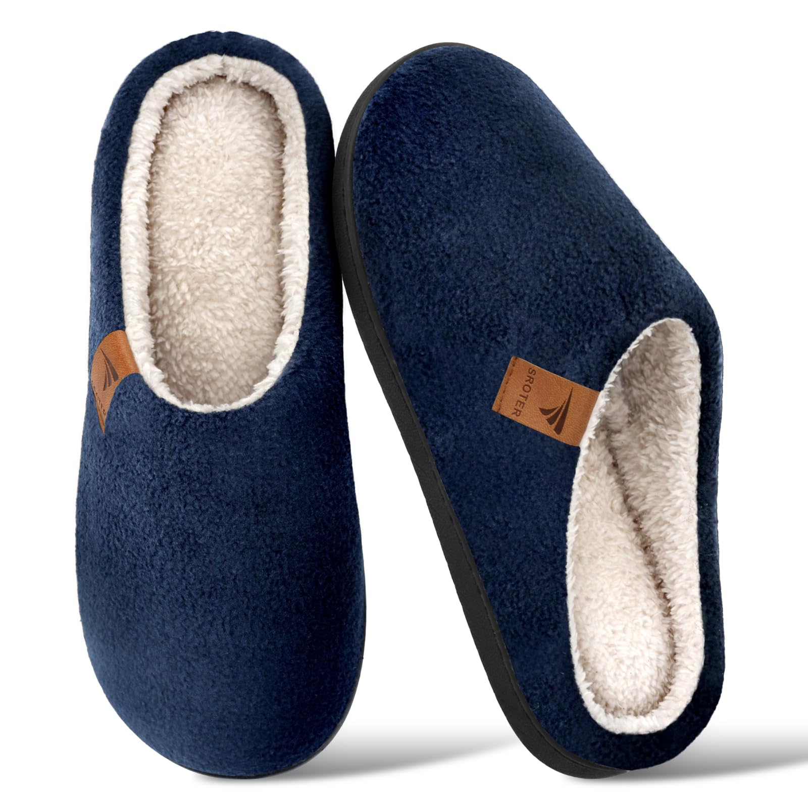 HEOAARG Zapatillas Casa Hombre Invierno Cómodas Pantuflas
