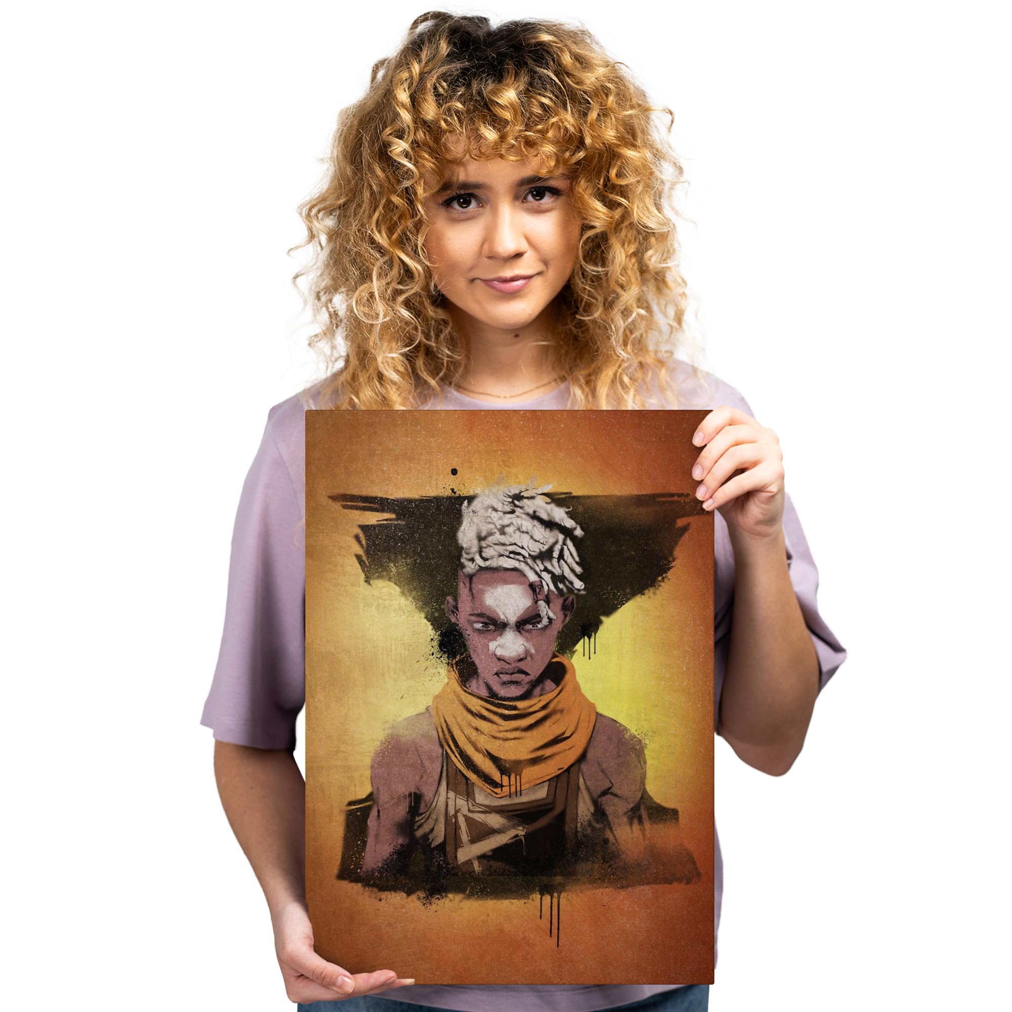 Displate Officiel One Piece Métallique Fixation Magnétique Licence Officielle Image Affiche De