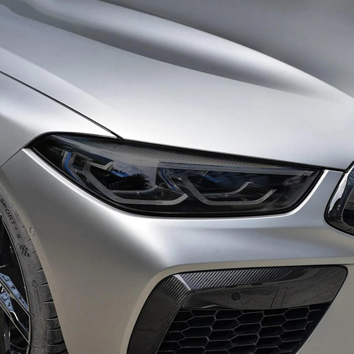 Film TPU transparent de protection phares pour BMW M8 F93 F91 F92 GTE