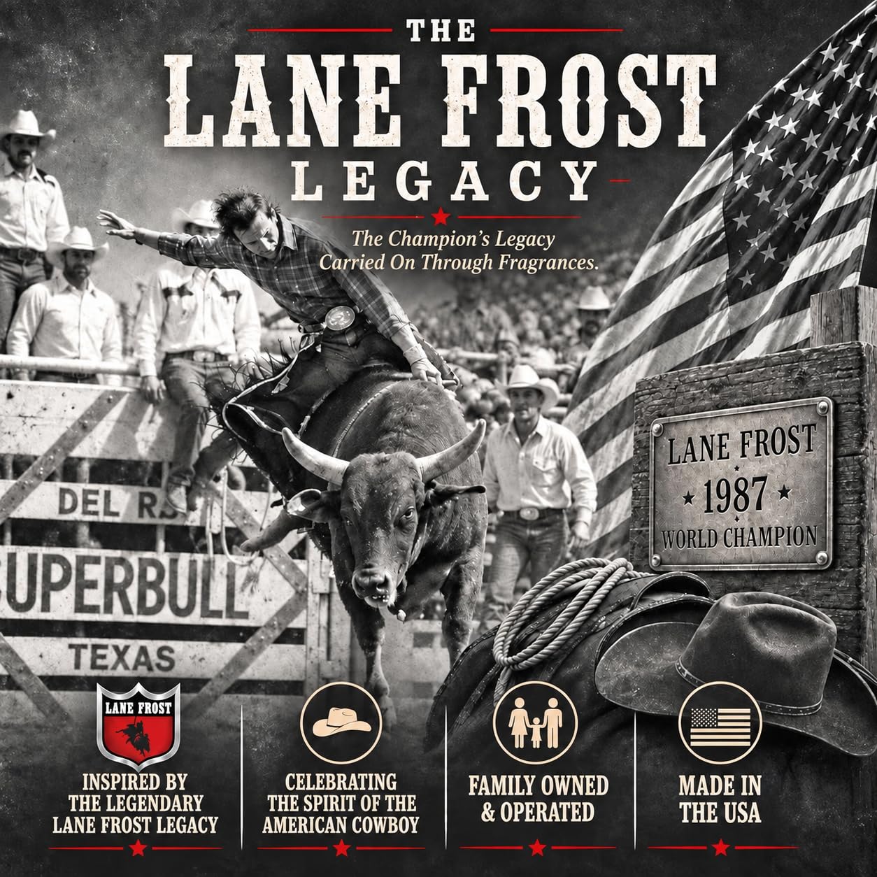 Lane Frost Legendary Cologne - Men's Fragrance -4