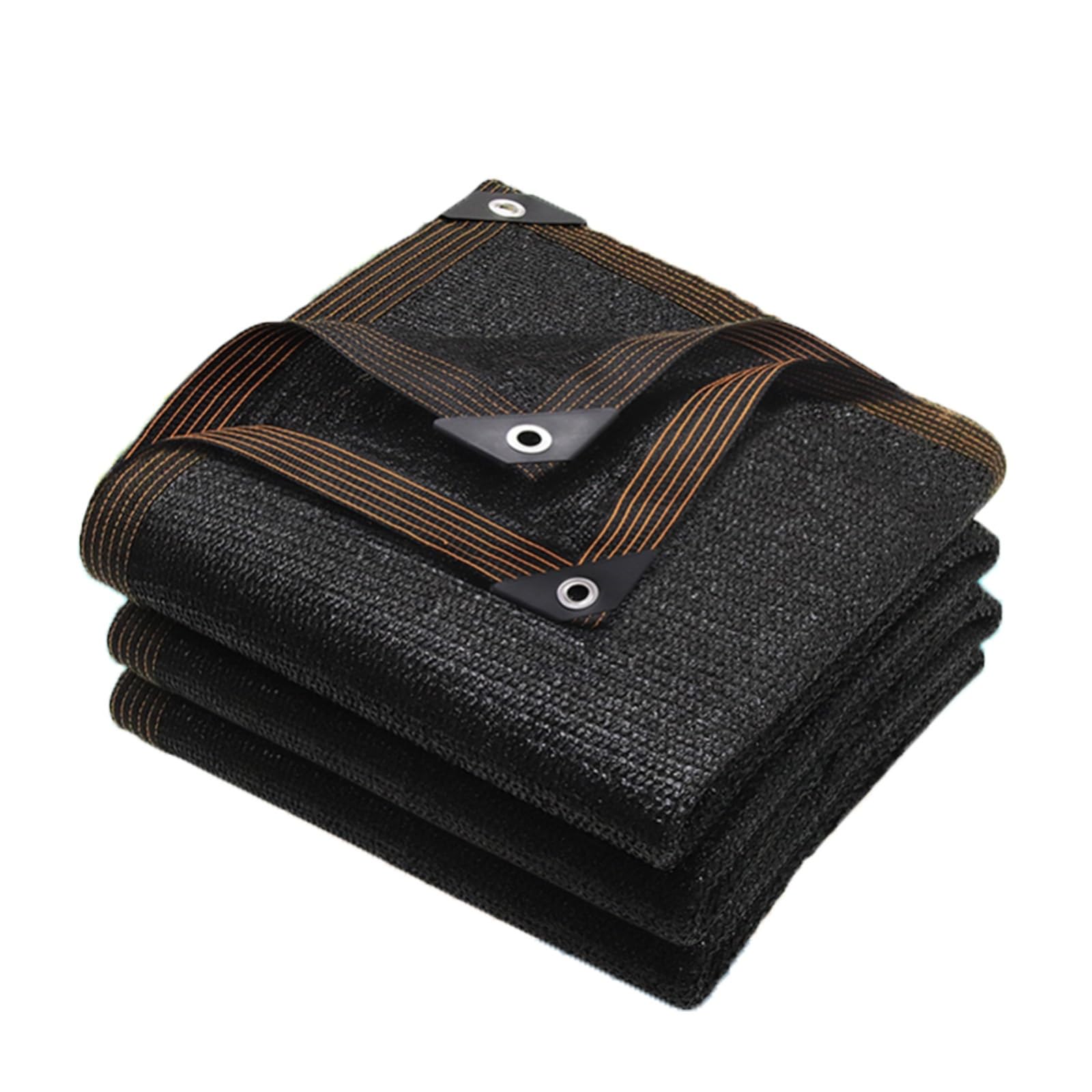 90% Shading Shade Cloth Black Cover 6.6X9.9FT 9.9X42.6FT 16.4X23FT 19.7X29.5FT 32.8X45.9FT Mesh Sun Shade Net for Plant Covers, Swimming Pools, Patios, and Yards(Size:5x11m/16.4x36ft)