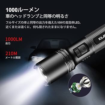 タクティカル　懐中電灯　KLARUS タクティカル 懐中電灯 KLARUS