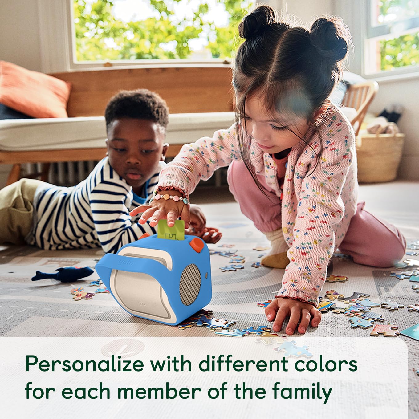 Yotoプレーヤー 第3世代本体 + MYO カード + ドベンチャージャケット Amazon.com: Yoto Adventure Jacket in Blue Bird (3rd Gen