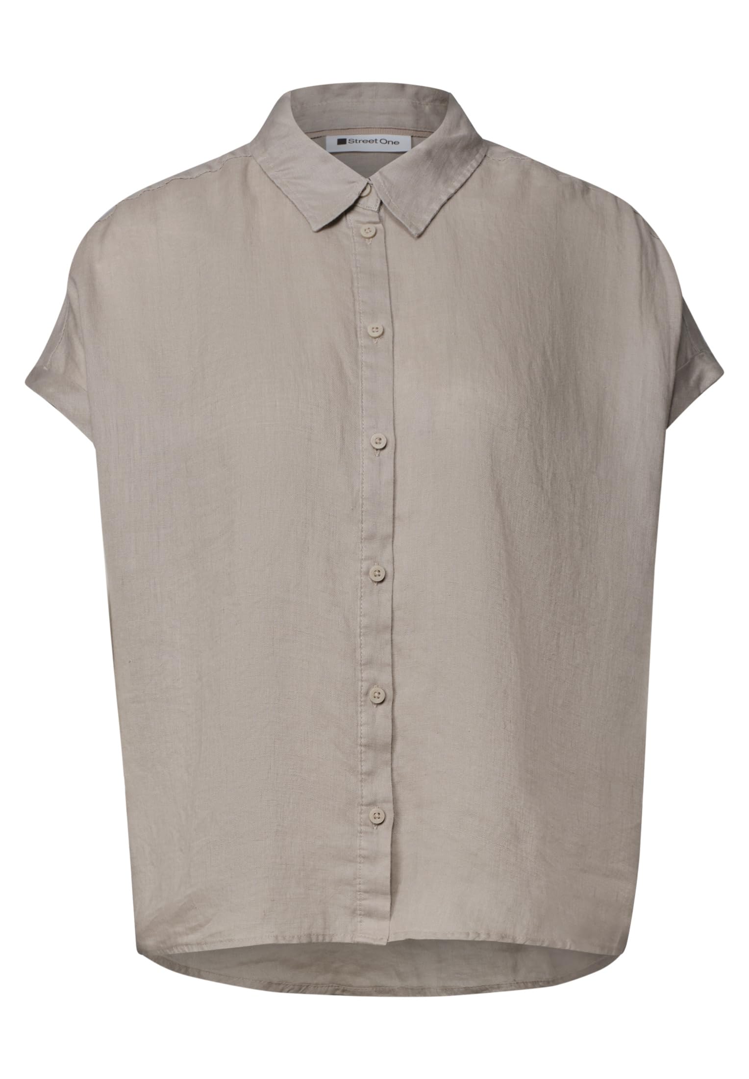 Street One Dropped Shoulder Bluse aus Leinen