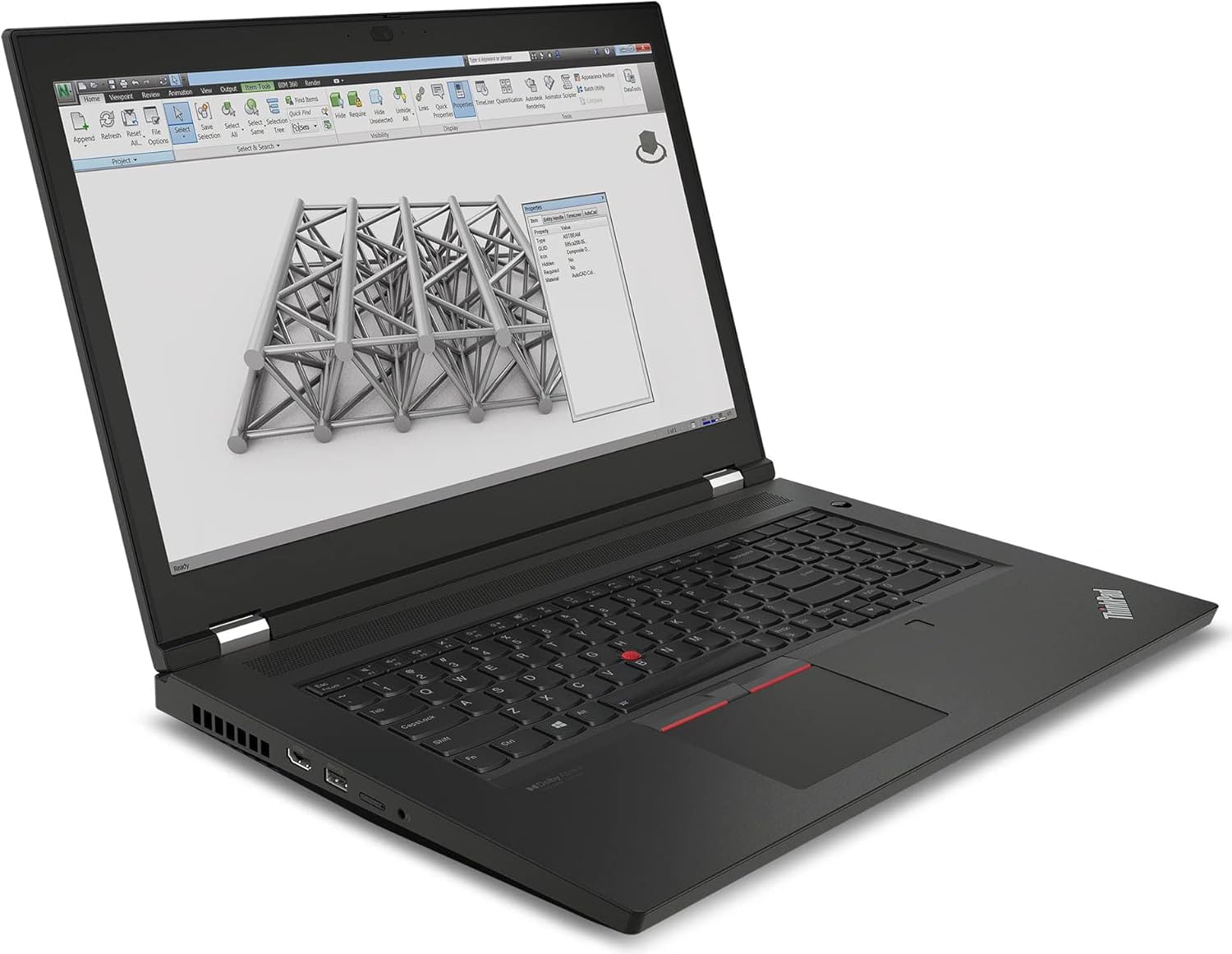 Lenovo ThinkPad P17 Gen 2 17.3" 4K UHD IPS Workstation Laptop (Intel i7-11800H 8-Core, 64GB RAM, 2TB PCIe SSD,RTX A2000 4GB, 2 Thunderbolt 4, Backlit KYB, FP, WiFi 6E, Win11Pro) w/Hub