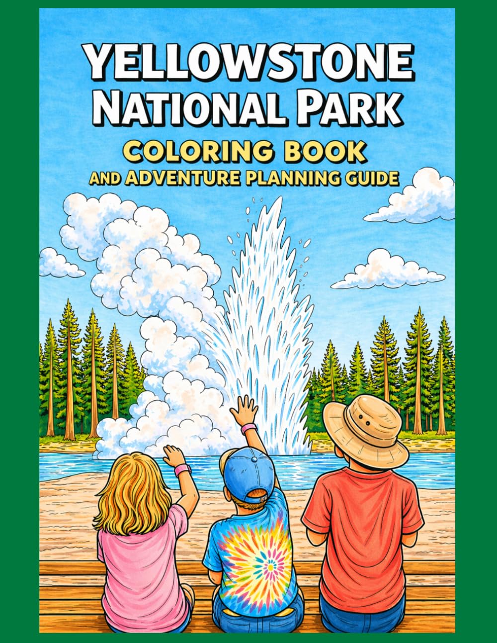 Yellowstone National Park Coloring Book (Family Adventure Series)