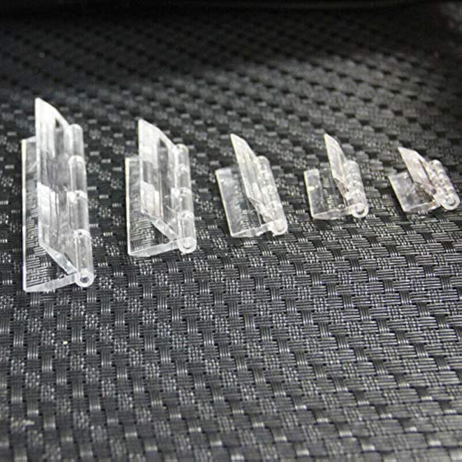 Super Tool Transparent/Green Supertool 10 Pack Clear Door Hinge 65X42mm Durable Acrylic Plastic Door Hinge For Door Piano Cabinet Piano