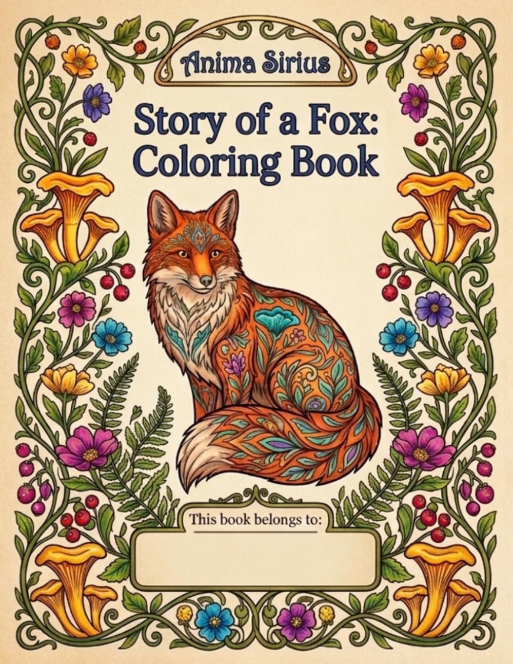 Story of a Fox Coloring Book