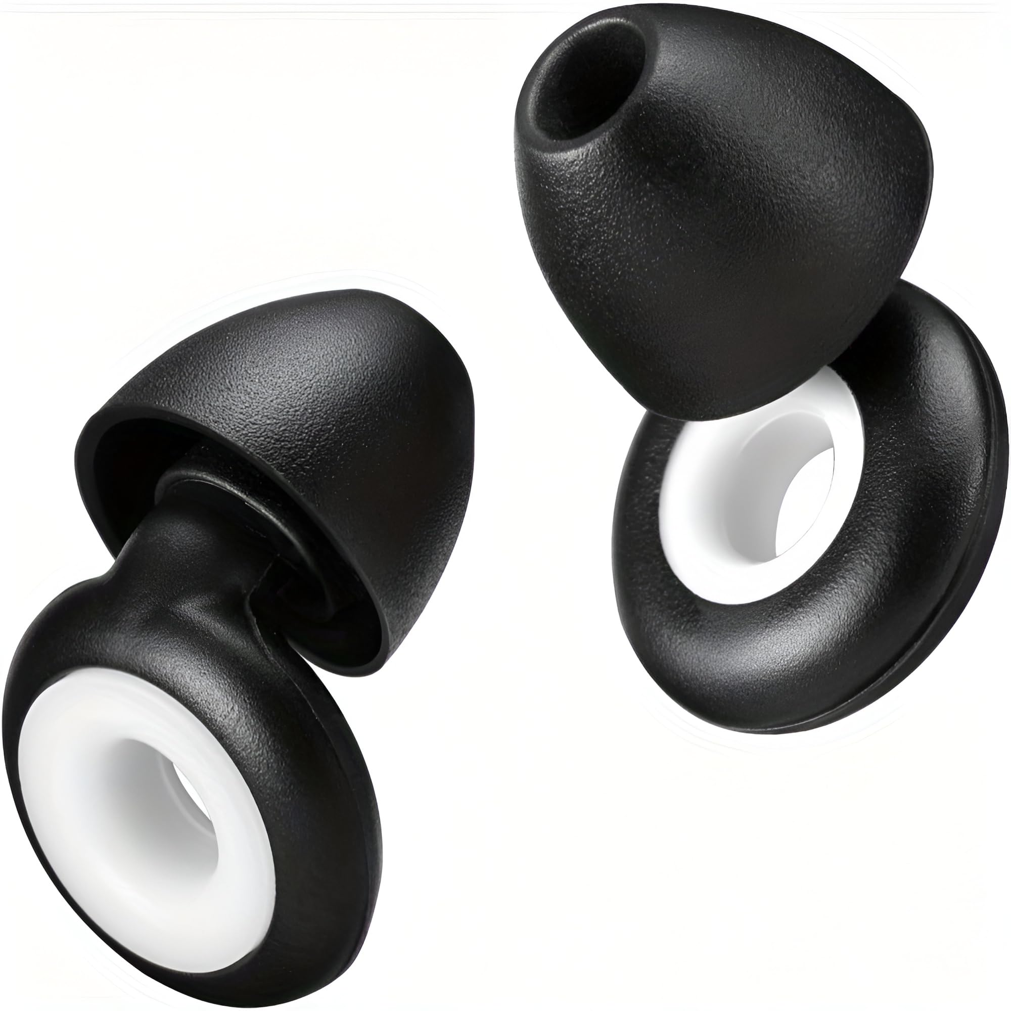 Radhav Mart Noise Cancelling Ear Plugs | Soft Silicone Earplugs for Sleeping, Studying, Travel, and Flight | Reusable Noise Reduction Earbuds with 6 Comfort Tips (S/M/L) - (Multicolor)-image-5