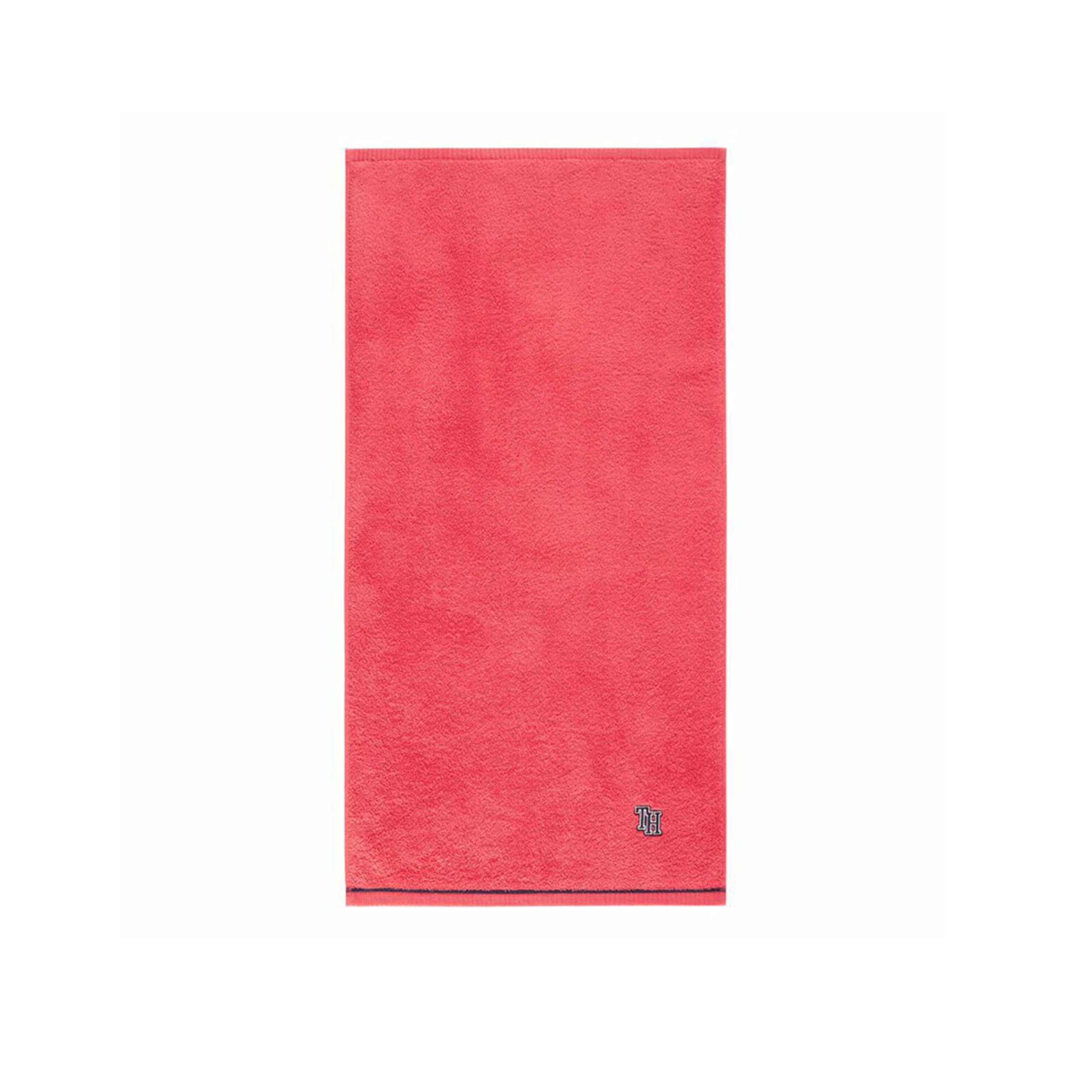Tommy Hilfiger Badetuch Initial Farbe Lazer Pink Größe 90x150 cm