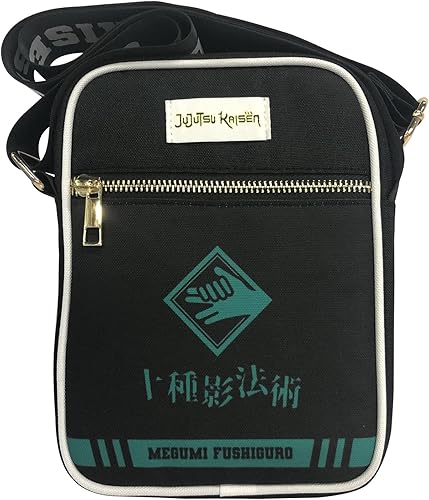 Jujutsu Kaisen - Megumi Fushiguro Icon Pattern 01 Bolso bandolera, Multi
