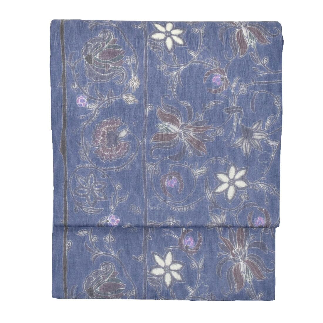 M*Y様 夏帯 名古屋帯 紗 美しい草花 九寸 正絹 着物 HO-