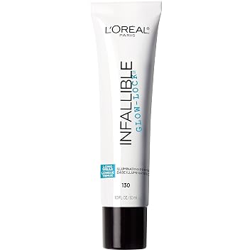 برايمر الوجه المضيء Infallible Pro Glow-Lock من LOreal Paris Makeup، 1 أونصة