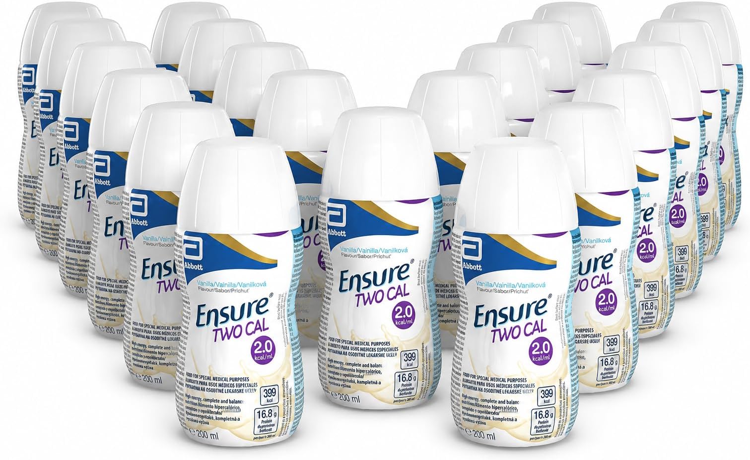 TwoCal Vanilla Flavour Nutritional Supplement Drink, Contains Protein, Vitamins and Minerals (30 x 200 ml Bottles)