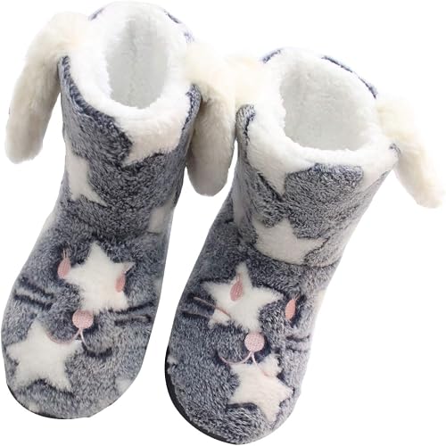 Happyyami Pantuflas para Mujer Zapatillas de Invierno con Botas de  Dormitorio Pantuflas de Punto para Interior Zapatos de Casa Pantuflas de  Casa : Amazon.com.mx: Ropa, Zapatos y Accesorios