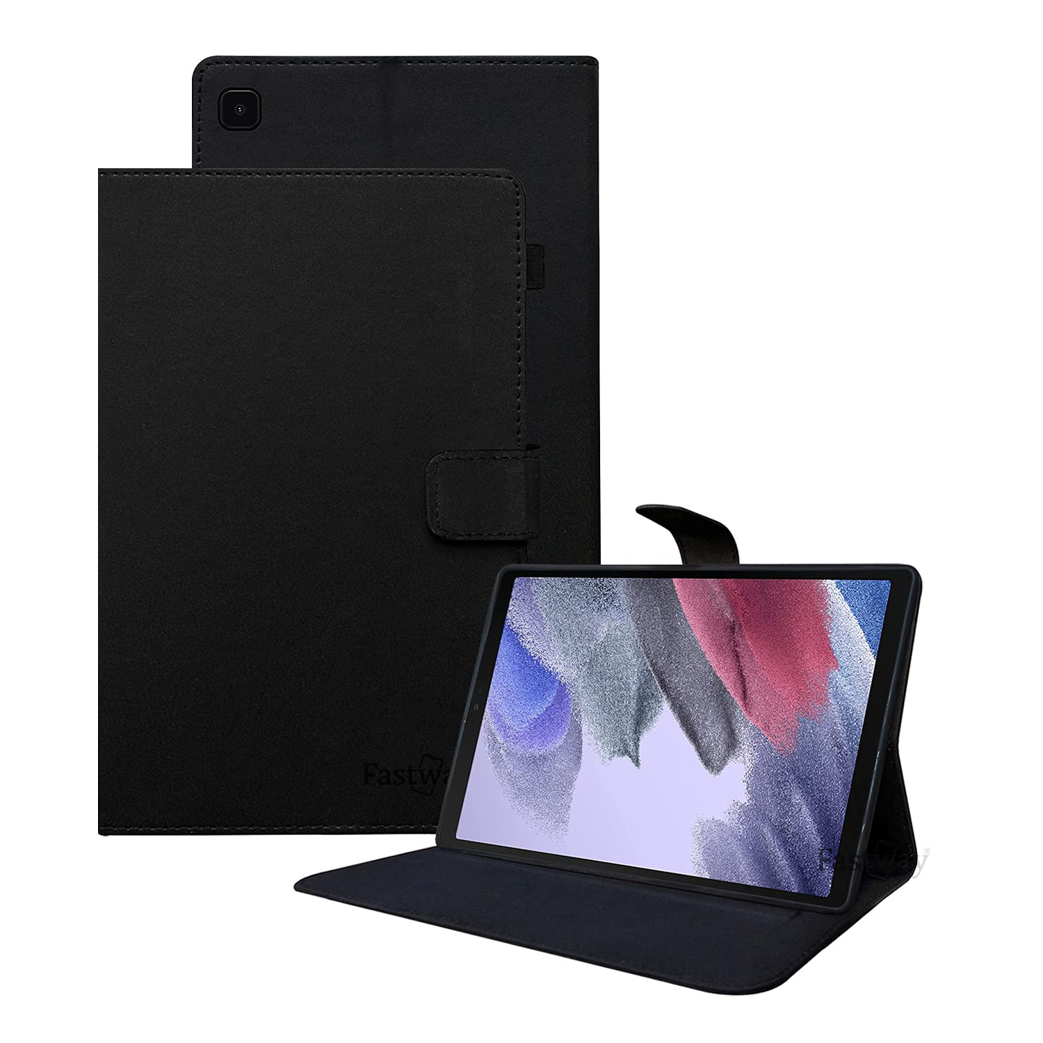 Fastway Multi Protective Leather Case with Viewing Stand and Card Slots Flip Cover for Samsung Galaxy Tab A7 Lite 8.7 inch SM-T220, SM-T225 (Black) (B09HNWB5ZX) Amazon Price History, Amazon Price Tracker