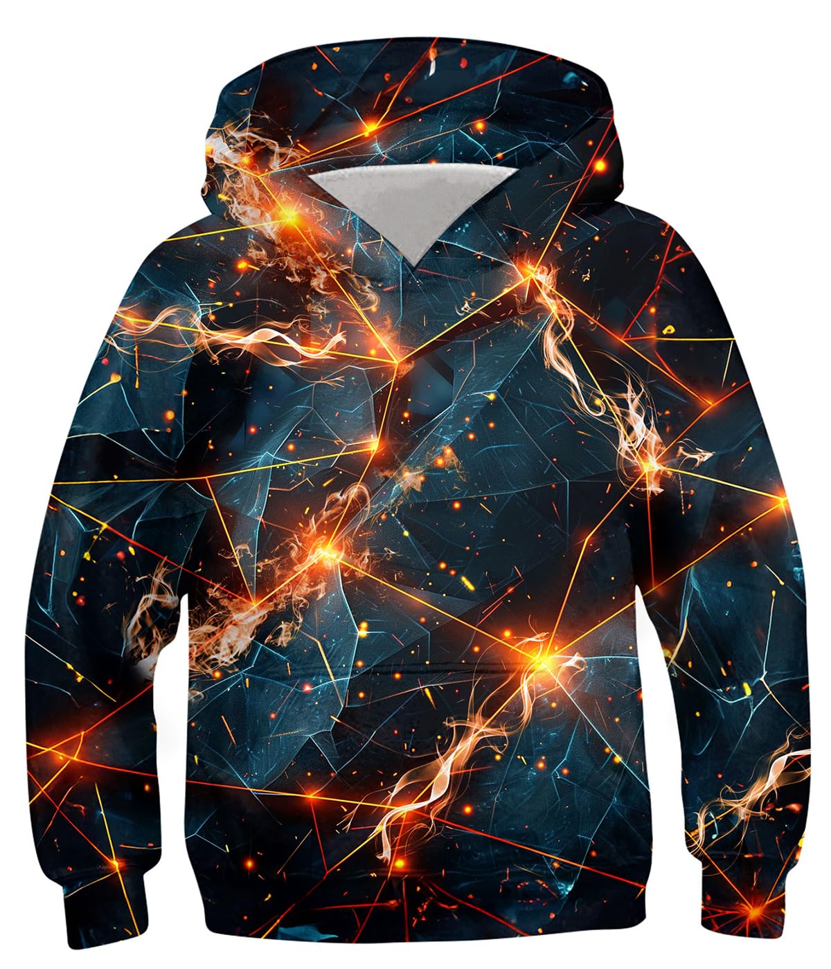TUONROAD Boys Hoodies 3D Graphic Sweatshirt Lightweight Pullover 6-16T cool