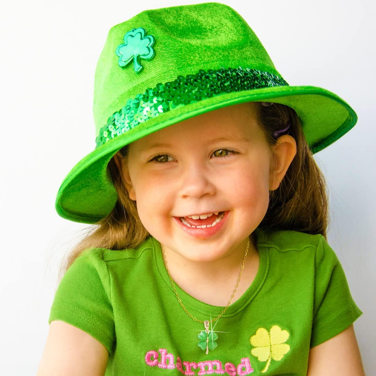 ALoveSoul 4 Leaf Clover Earrings Necklace for Women St Patricks Day Party Accessories Decorations - Image 7