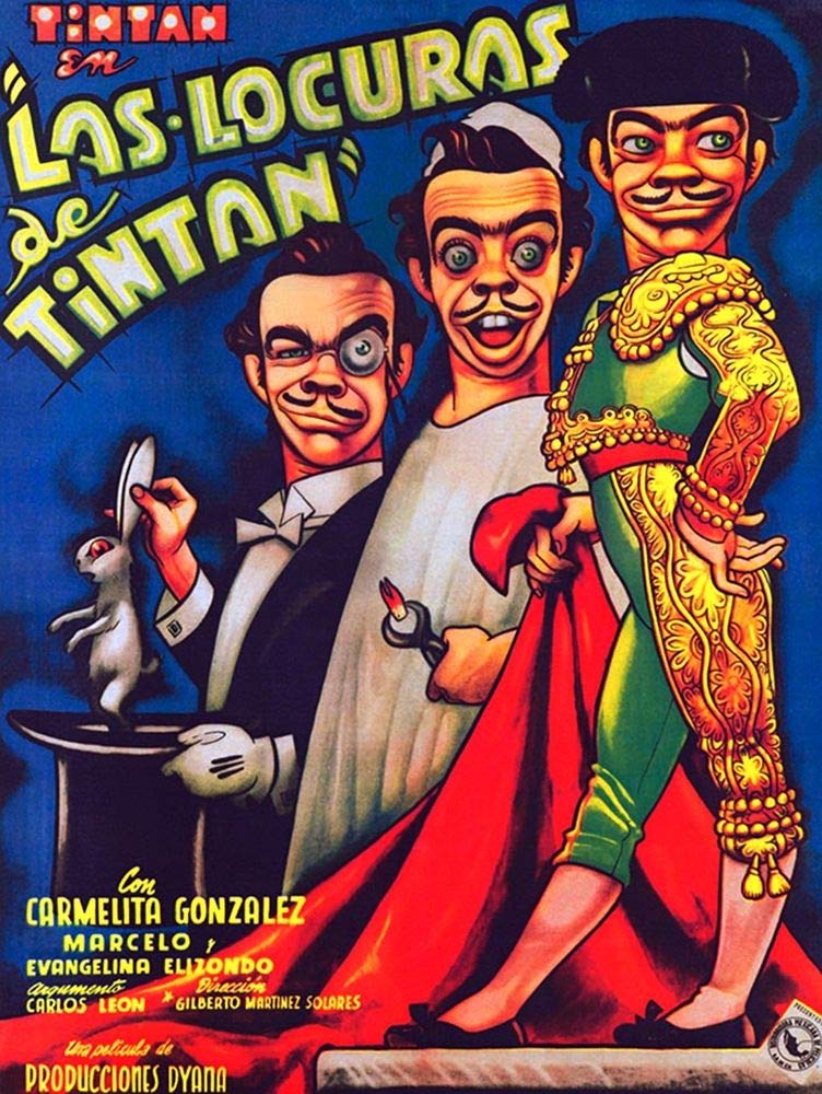 Amazon.com: Mexican Movie Poster Las Locuras De Tintan by Cabral