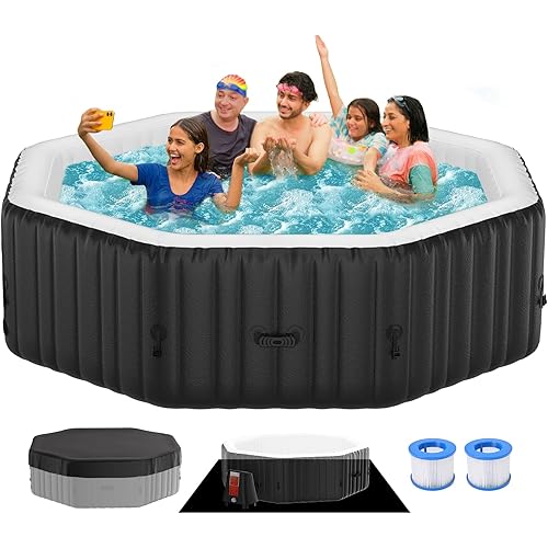 4-6 Person Polygon Inflatable Hot Tub