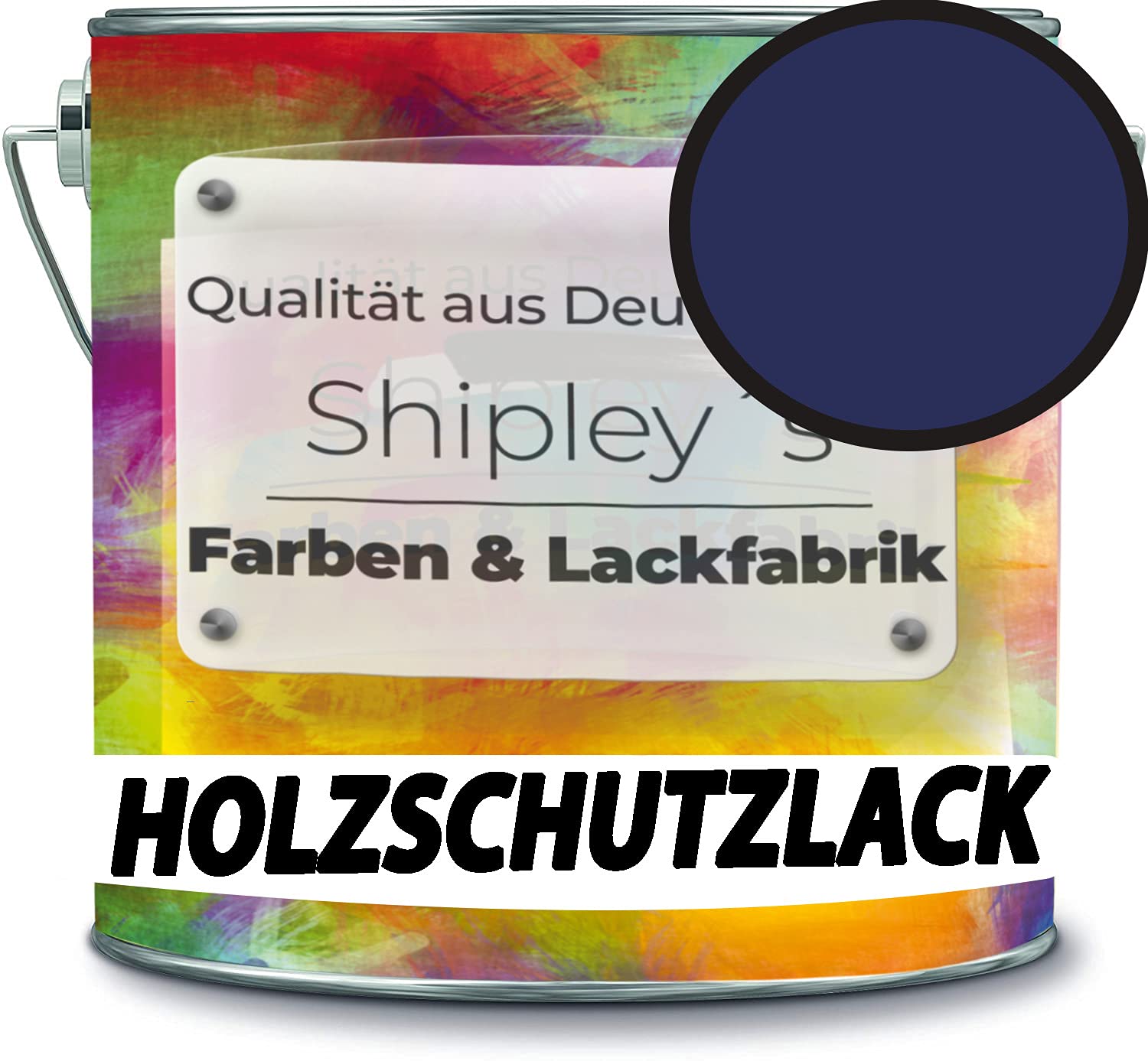 Vernis de protection pour bois RAL 5003 bleu saphir résistant aux intempéries