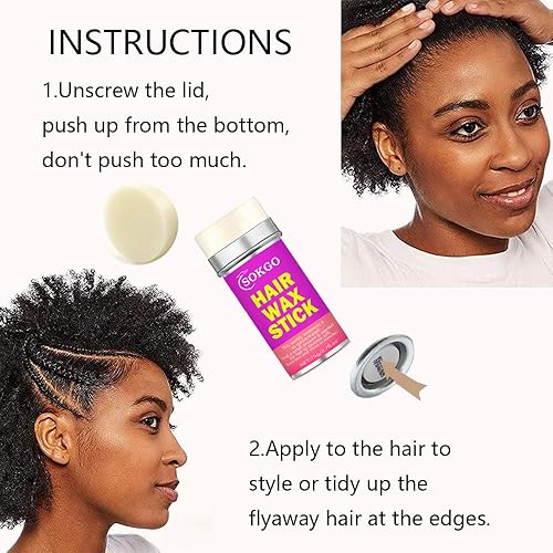 Miniatura 3 de Barra de cera para el cabello, cera para el cabello, barra de cera para el cabello, barra de cera para el cabello para cera Flyaway, control de